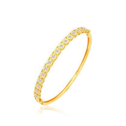 TAKA Jewellery Stellar Diamond Bangle 18K
