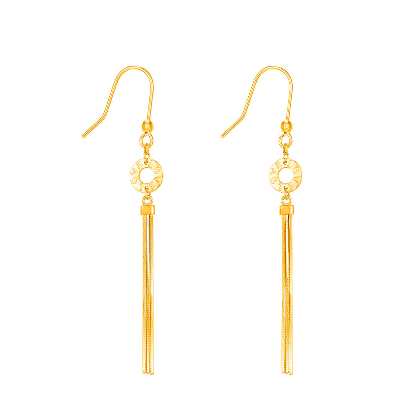 TAKA Jewellery Dolce 18K Gold Earrings Tassels