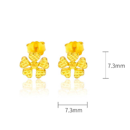 TAKA Jewellery Dolce 18K Gold Earrings Flower