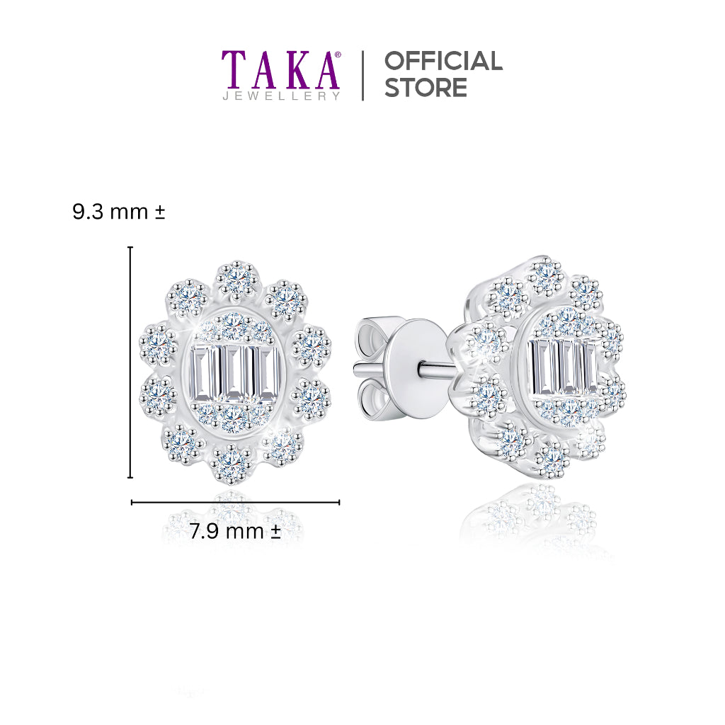 TAKA Jewellery Terise Diamond Earrings 18K Gold
