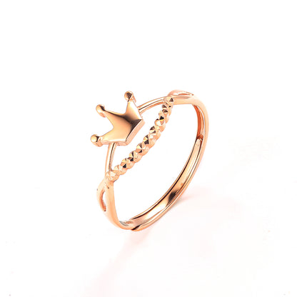 TAKA Jewellery Dolce 18K Gold Ring Crown