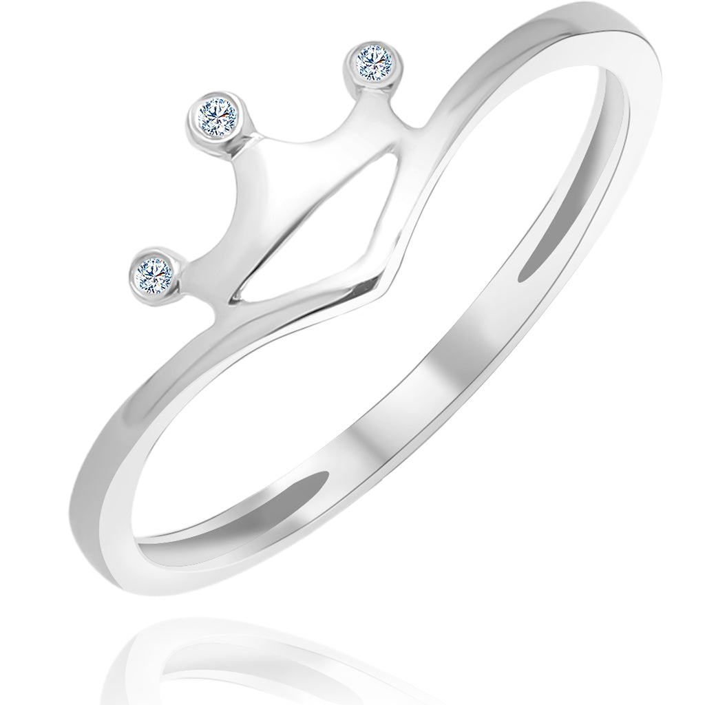TAKA Jewellery Diamond Ring 9K Crown