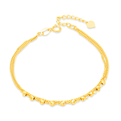 TAKA Jewellery Dolce 18K Gold Bracelet Cutting Ball