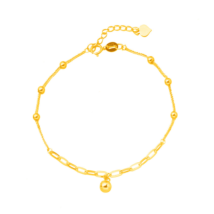 TAKA Jewellery Dolce 18K Gold Bracelet Ball