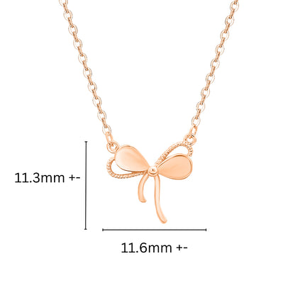 TAKA Jewellery Dolce 18K Gold Necklace Ribbon