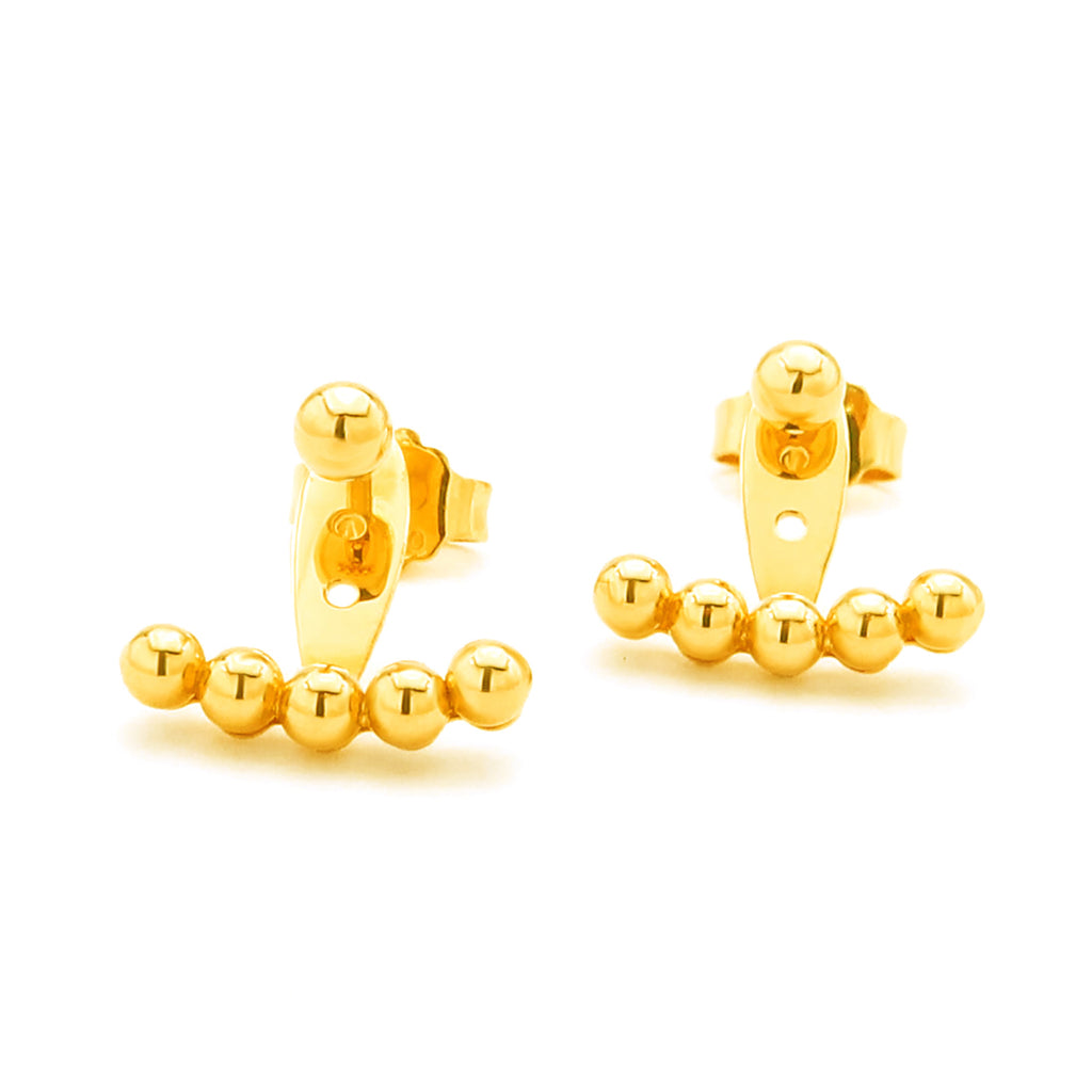 TAKA Jewellery Dolce 18K Detachable Gold Ball Earrings
