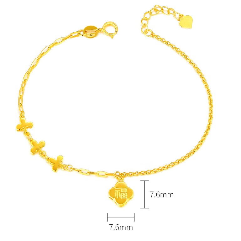 TAKA Jewellery Dolce 18K Gold Bracelet Fu