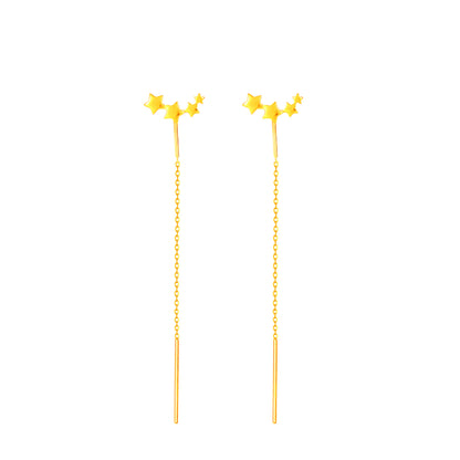TAKA Jewellery Dolce 18K Gold Earrings Tassel Stars