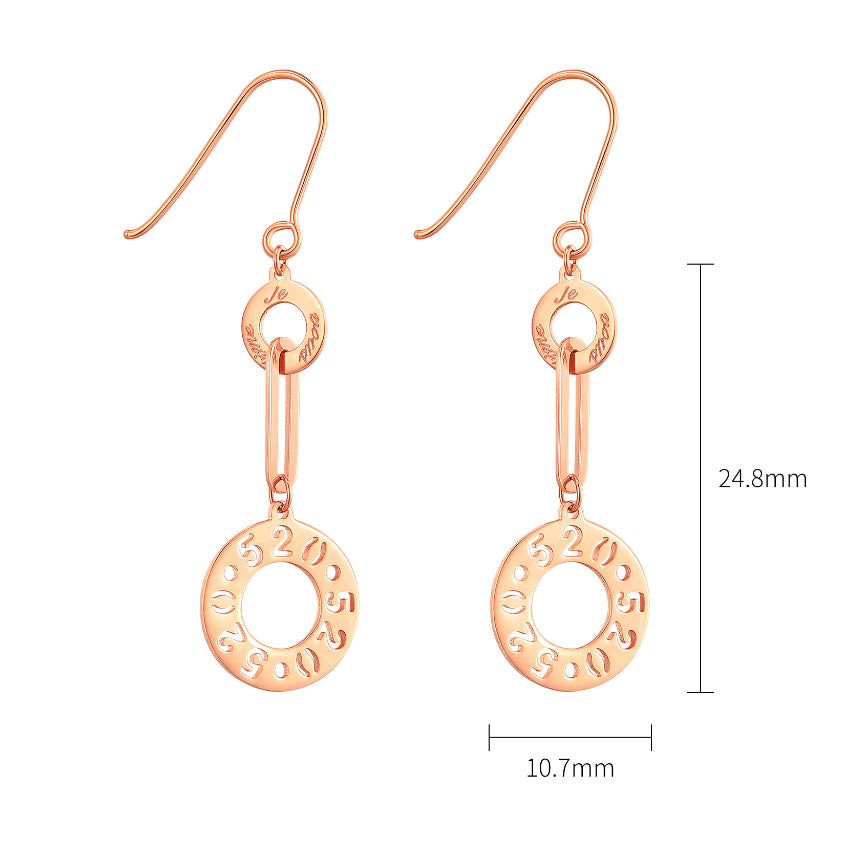 TAKA Jewellery Dolce 18K Gold Earrings Hoops