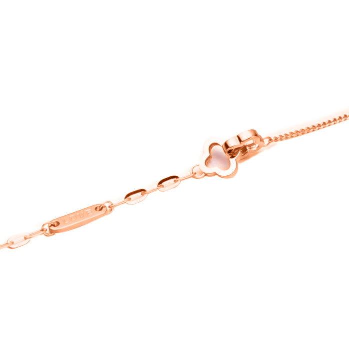 TAKA Jewellery Dolce 18K Gold Bracelet Clovers
