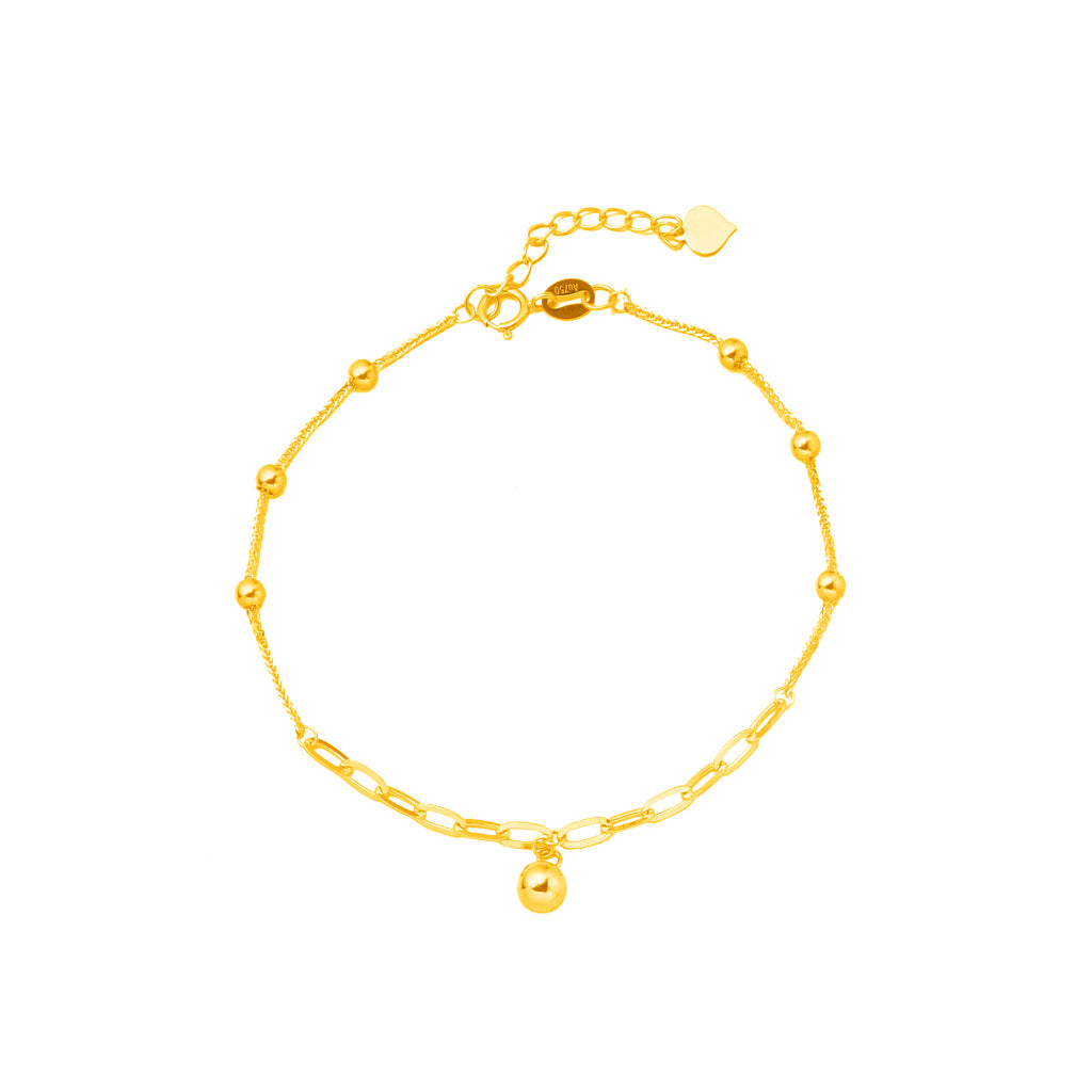 TAKA Jewellery Dolce 18K Gold Bracelet Ball