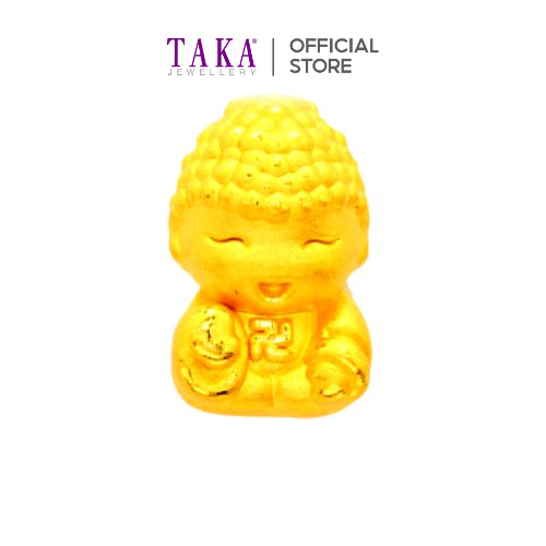 TAKA Jewellery 999 Pure Gold Charm Buddha