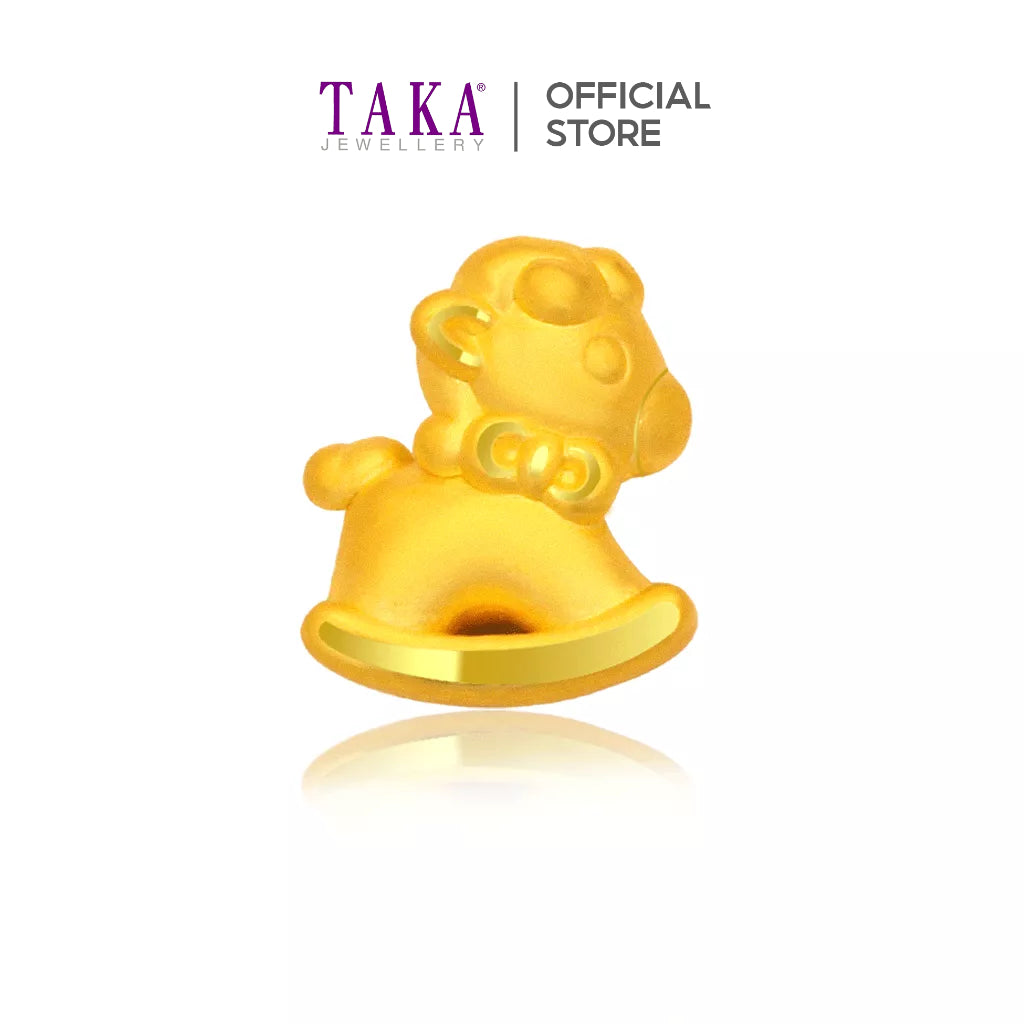 TAKA Jewellery 999 Pure Gold Charm Horse