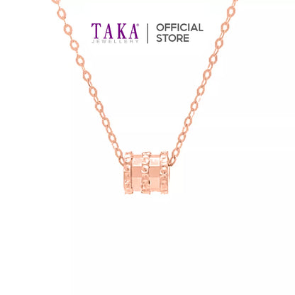 TAKA Jewellery Dolce 18K Gold Necklace Barrel
