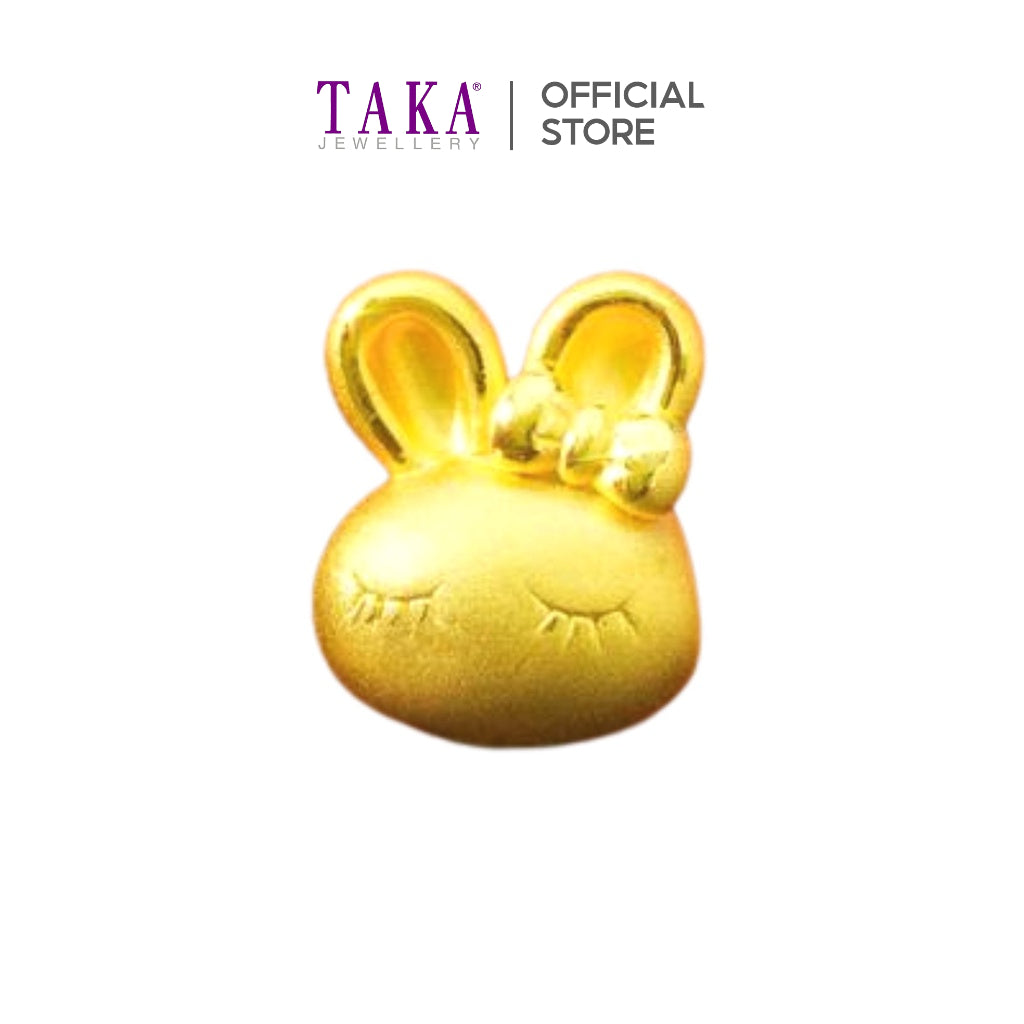 TAKA Jewellery 999 Pure Gold Rabbit Charm Bunny