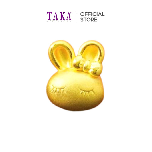 TAKA Jewellery 999 Pure Gold Rabbit Charm Bunny