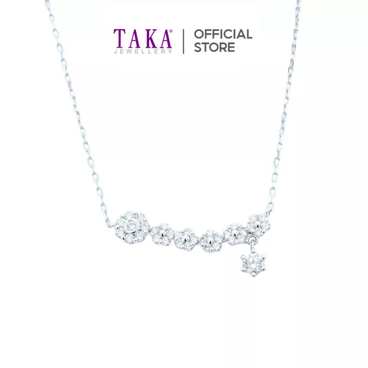 TAKA Jewellery Diamond Necklace 18K Flower