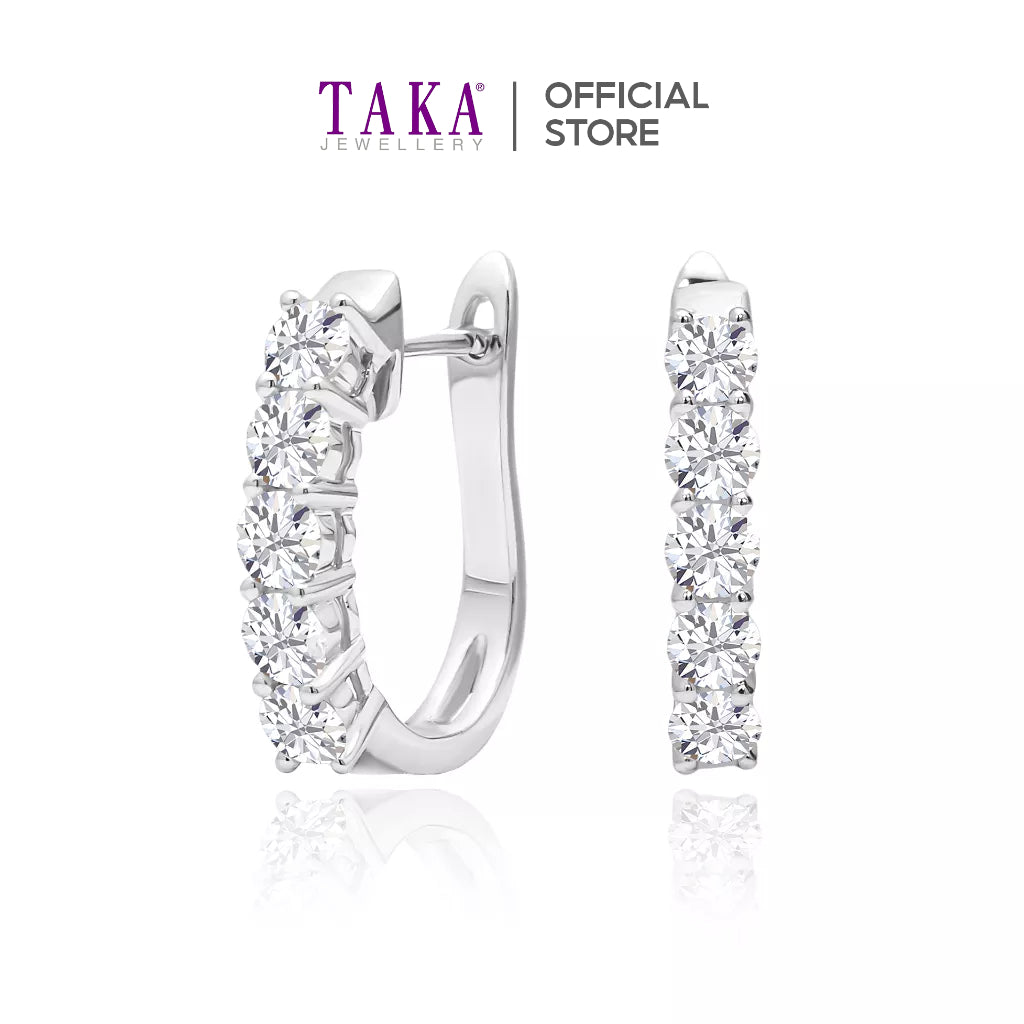 TAKA Jewellery Lab Grown Diamond Earrings 10K