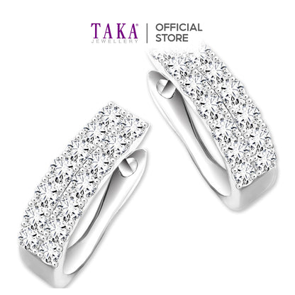 TAKA Jewellery Cresta Diamond Earrings 18K Gold