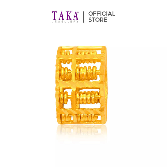 TAKA Jewellery 916 Gold Pendant Round Abacus