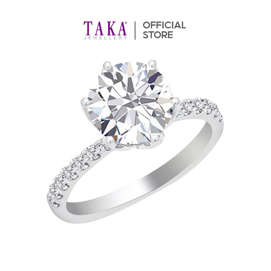 TAKA Jewellery IGI Certified 2.39ct | I | VS1 Round Brilliant Lab Grown Diamon Ring 18K