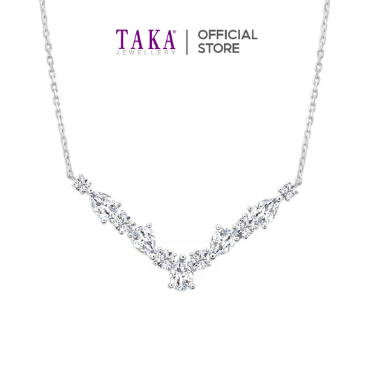 TAKA Jewellery Lab Grown Diamond Necklace 10K