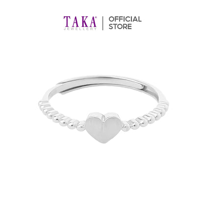 TAKA Jewellery Dolce 18K Gold Ring Heart
