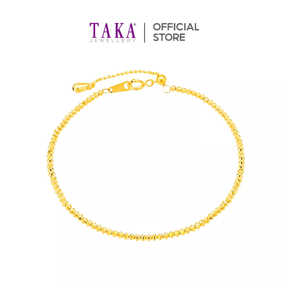 TAKA Jewellery Dolce 18K Gold Bracelet BlingBling Ball