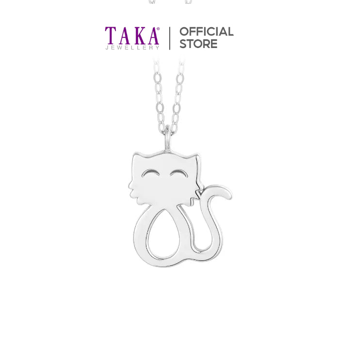 TAKA Jewellery Dolce 18K Gold Necklace Cute Cat