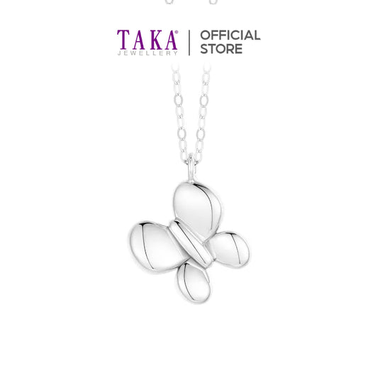 TAKA Jewellery Dolce 18K Gold Necklace Butterfly