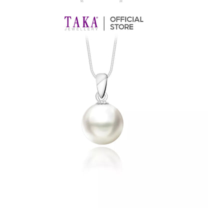TAKA Jewellery Lustre Pearl Necklace 925 Silver