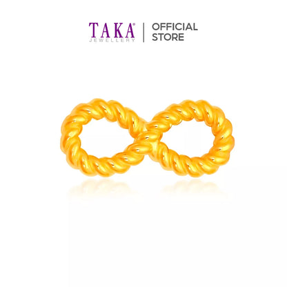 TAKA Jewellery 999 Pure Gold Pendant Infinity