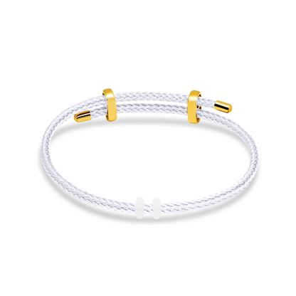 TAKA Jewellery Steel Cord Bracelet