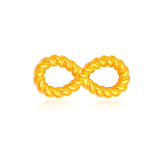 TAKA Jewellery 999 Pure Gold Pendant Infinity
