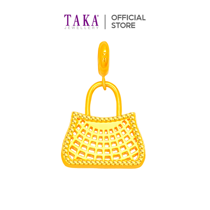 TAKA Jewellery 916 Gold Charm Handbag