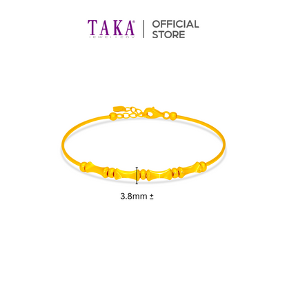 TAKA Jewellery 999 Pure Gold 5G Bangle
