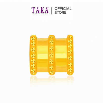 TAKA Jewellery 999 Pure Gold Barrel Charm