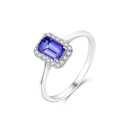 TAKA Jewellery Spectra Tanzanite Diamond Ring 18K