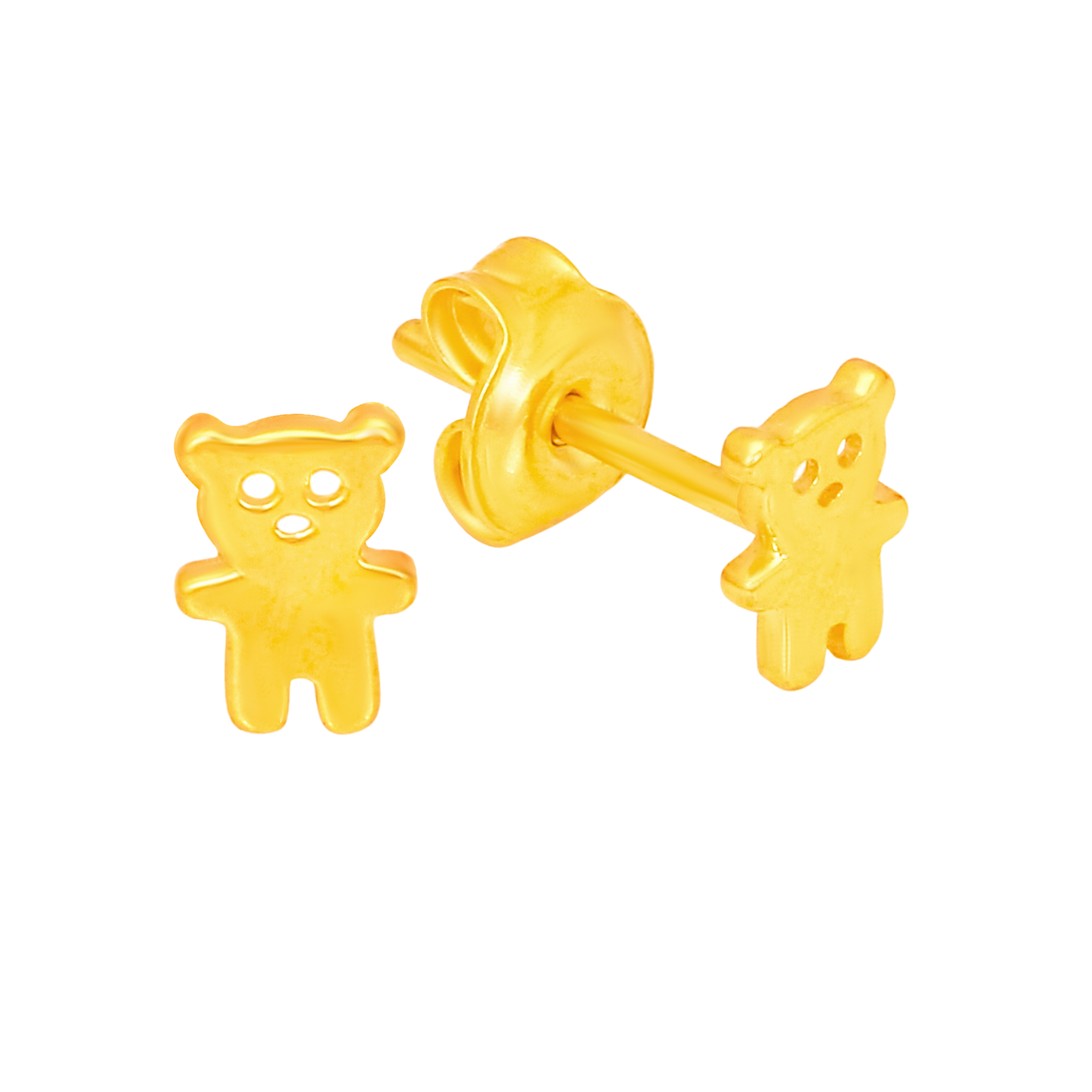 TAKA Jewellery 916 Gold Earrings Bear