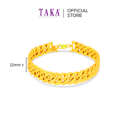 TAKA Jewelley 916 Gold Bracelet