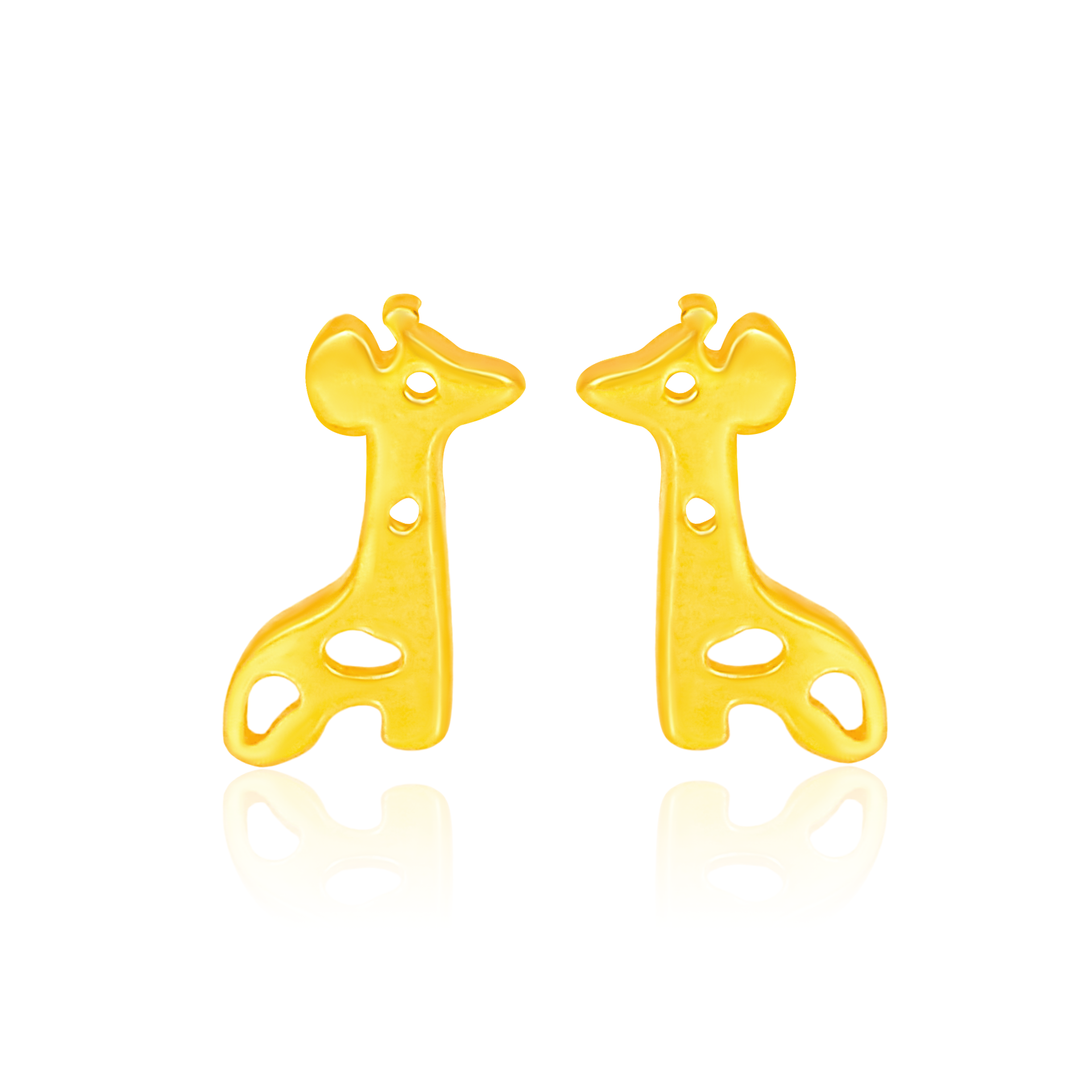 Gold 2025 giraffe earrings