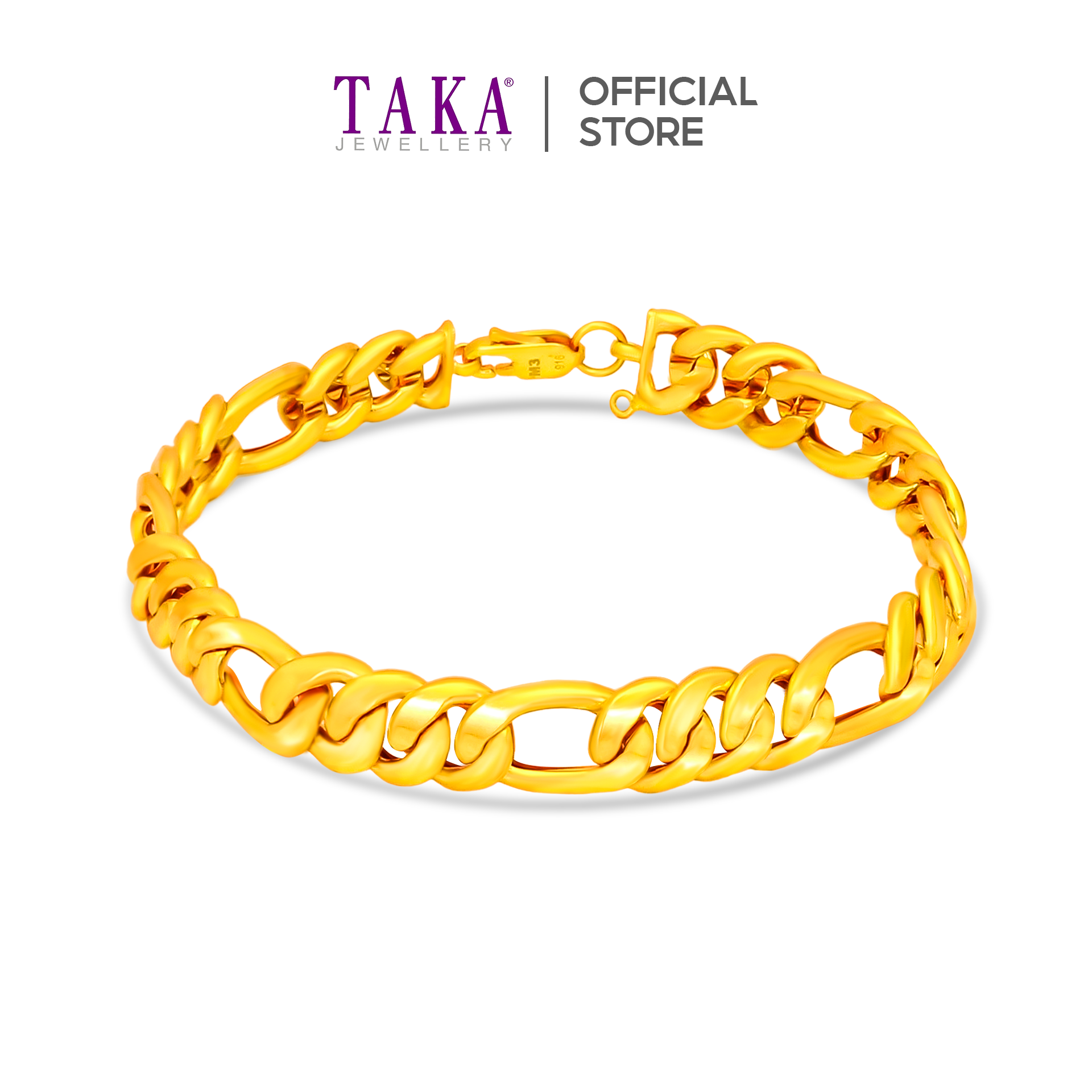 Buy quality 916 gold chain Bracelet lb-573 in Ahmedabad