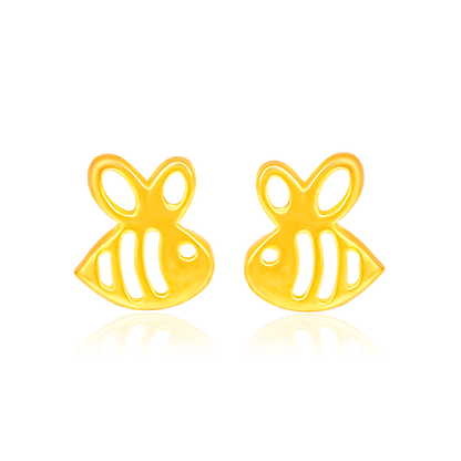 TAKA Jewellery 916 Gold Earrings Bee