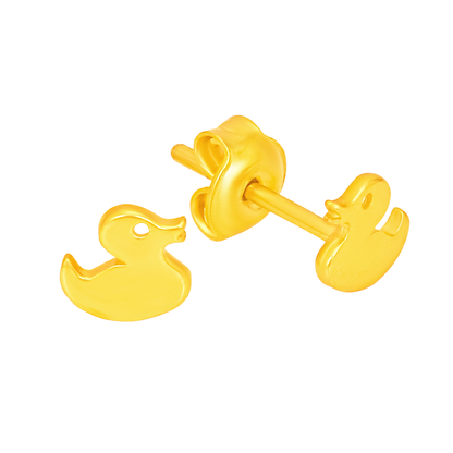 TAKA Jewellery 916 Gold Earrings Duck
