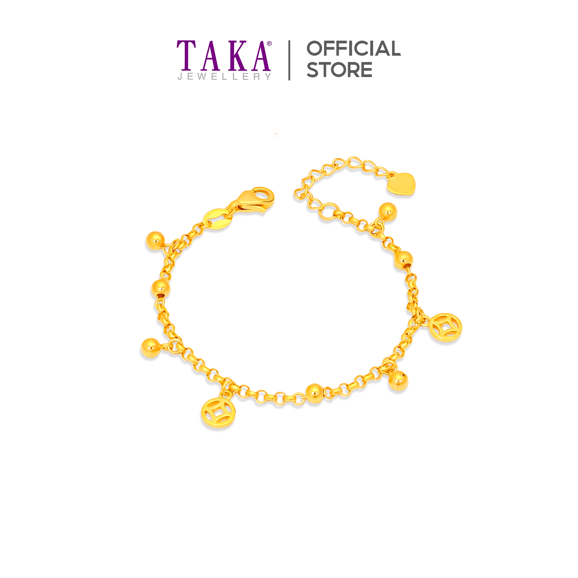 Gold bracelet for little 2025 girl