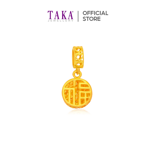 TAKA Jewellery 916 Gold Charm Blessing
