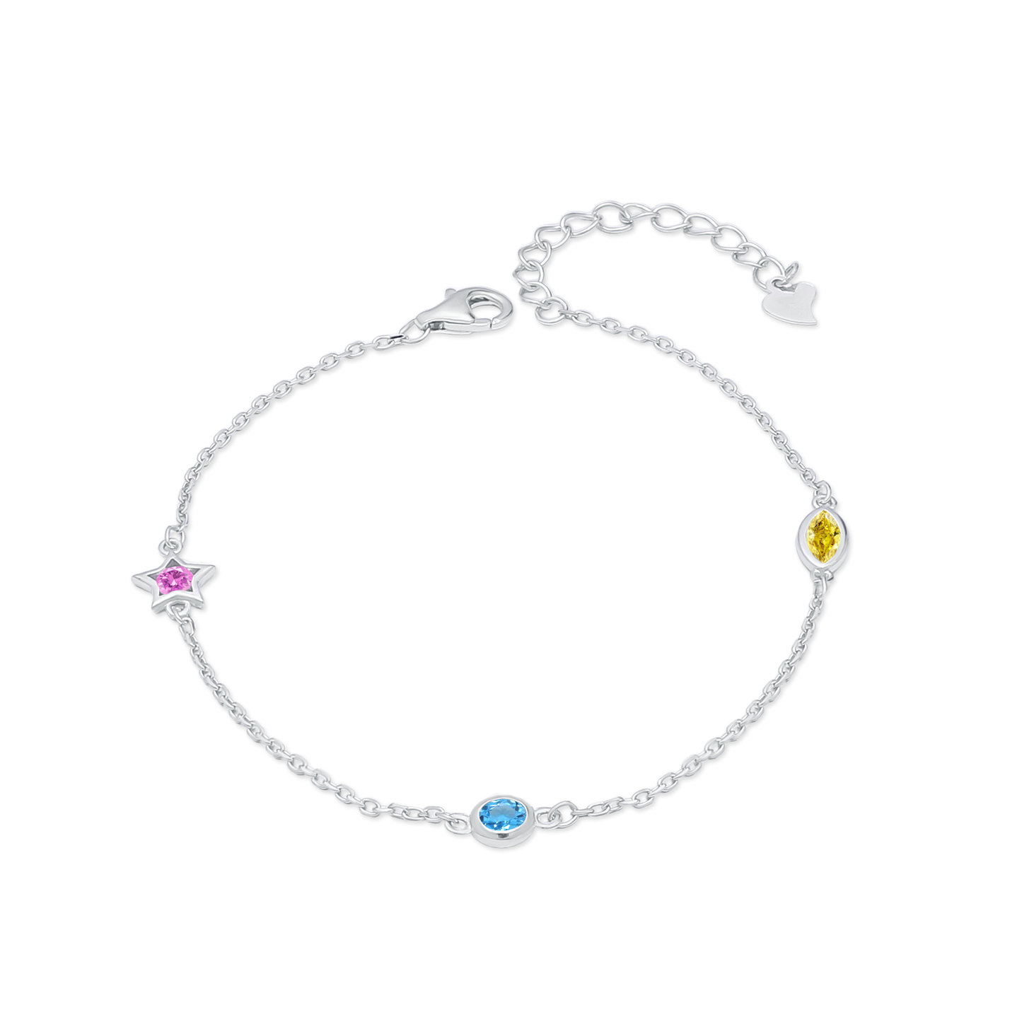 TAKA Jewellery Crystals & 925 Silver Bracelet
