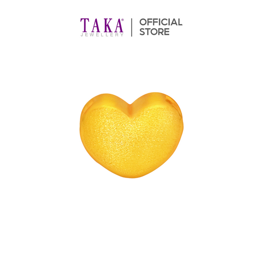 TAKA Jewellery 999 Pure Gold Pendant Heart