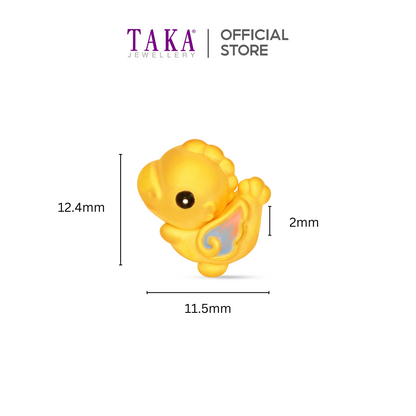 TAKA Jewellery 999 Pure Gold Charm Little Dino