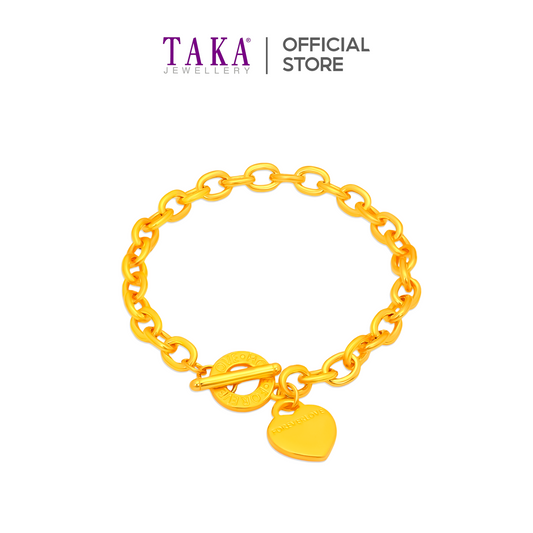TAKA Jewellery 999 Pure Gold Links Bracelet
